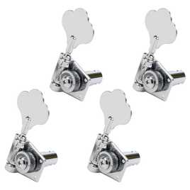 Klucze Graph Tech Ratio Bass Classic Clover Leaf Button 4 w Linii Lewe Czarne