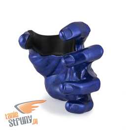 GuitarGrip wieszak ścienny na gitarę w kształcie dłoni, niebieski metallic
