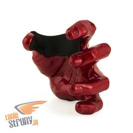 GuitarGrip wieszak ścienny na gitarę w kształcie dłoni, czerwony metallic