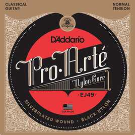 D'Addario Pro-Arte - Normal Tension - Black Nylon