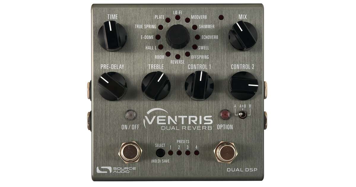 ギター source audio ventris dual reverb Source audio Ventris Dual Reverb Reverb, delay & echo effect