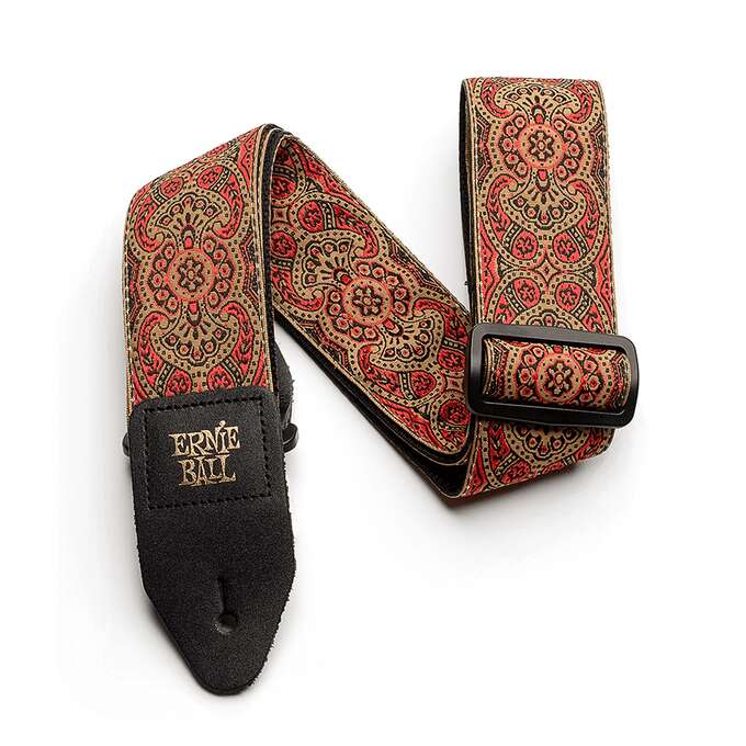 Pasek Ernie Ball Crimson Paisley Jacquard 