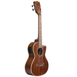 Ukulele Elektroakustyczne Tenorowe Kala Solid Acacia z Pokrowcem