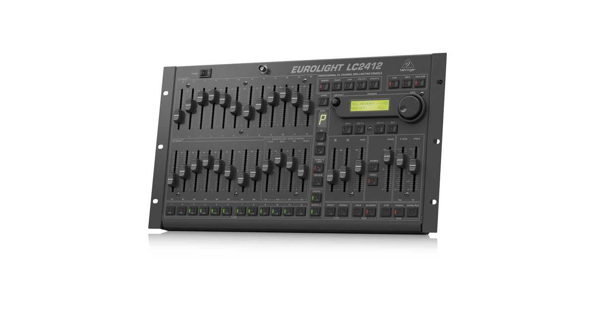 BEHRINGER DMXコントローラー　LC2412 Kontroler DMX Behringer LC2412 V2 LC2412 V2 Studio i Scena